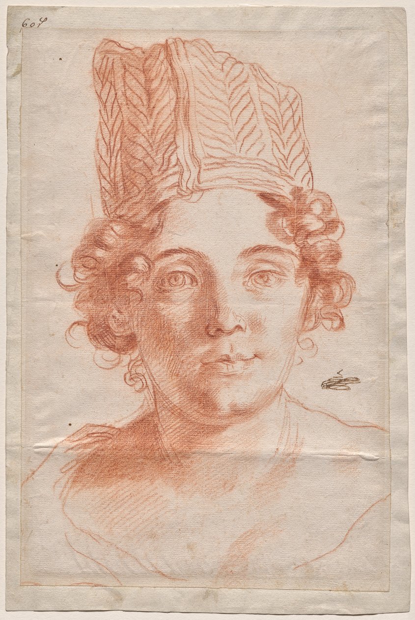 Porträt von Francesca Gommi, Ehefrau von Carlo Maratti von Carlo Maratti