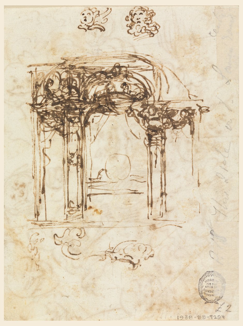 Studien von Köpfen von Carlo Marchionni