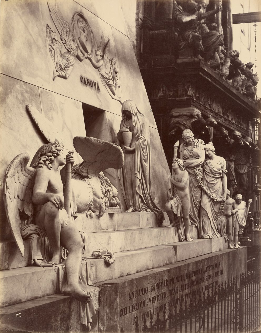 Canova-Denkmal, Frari-Kirche, Venedig von Carlo Naya