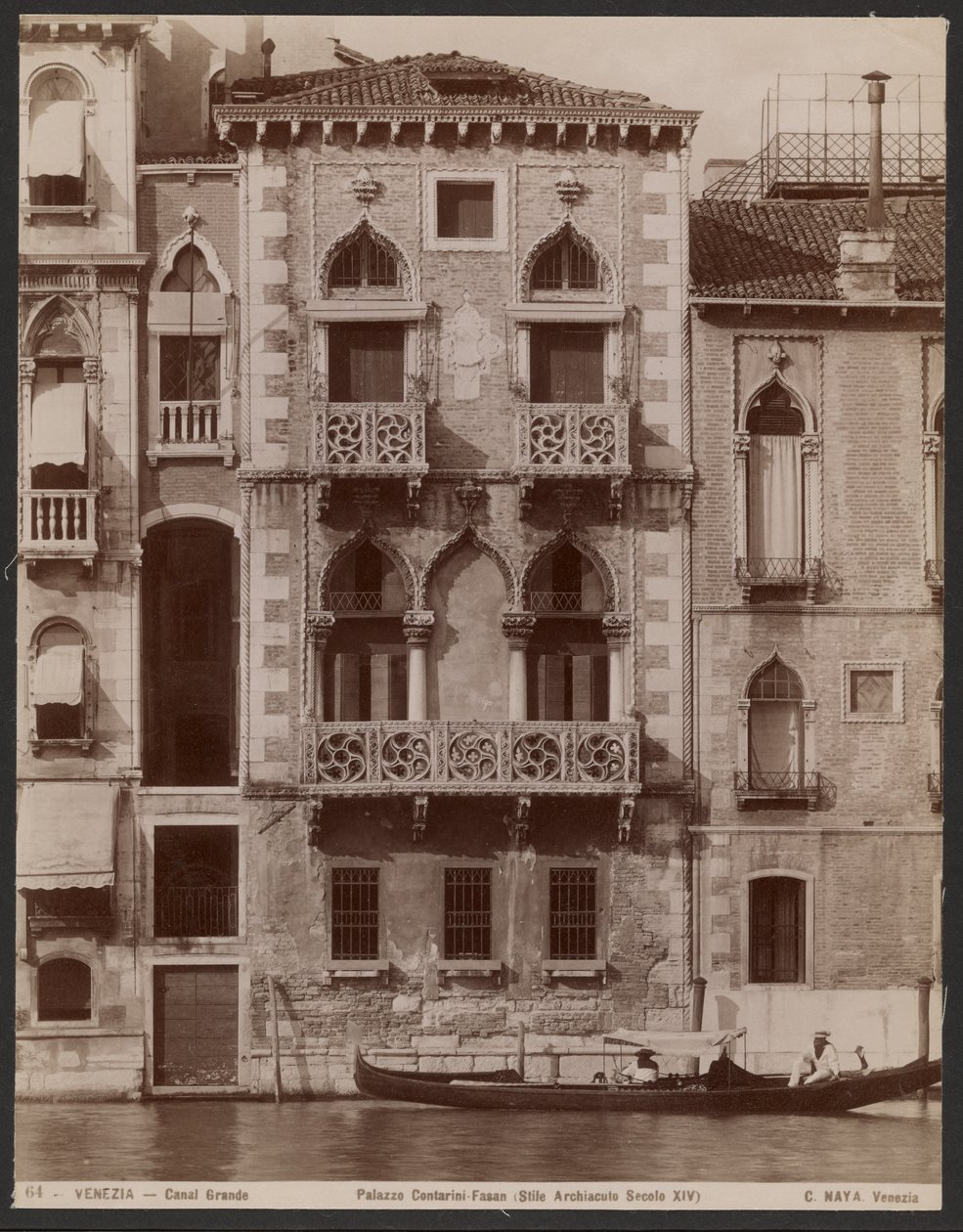 Palazzo Contarini-Fasan, Venedig von Carlo Naya