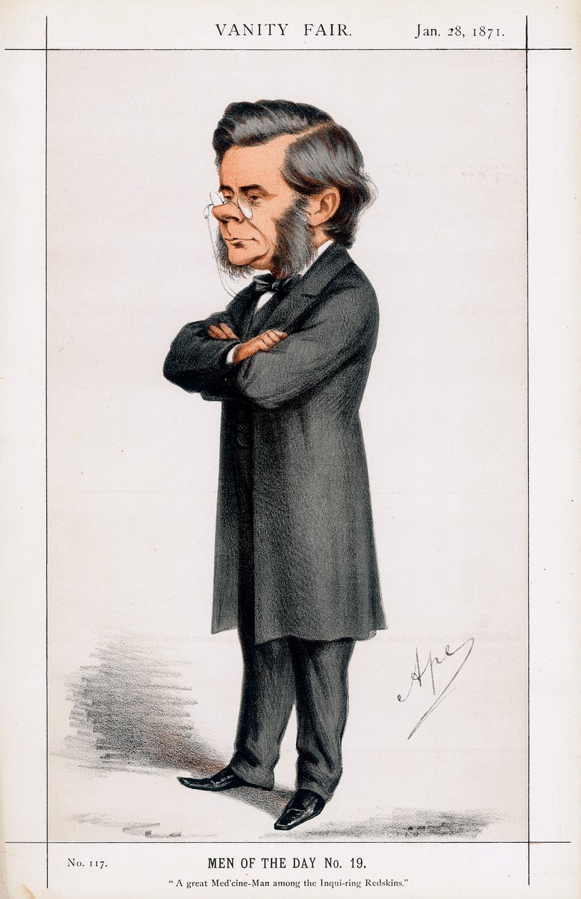 Thomas Henry Huxley, britischer Biologe von Carlo Pellegrini