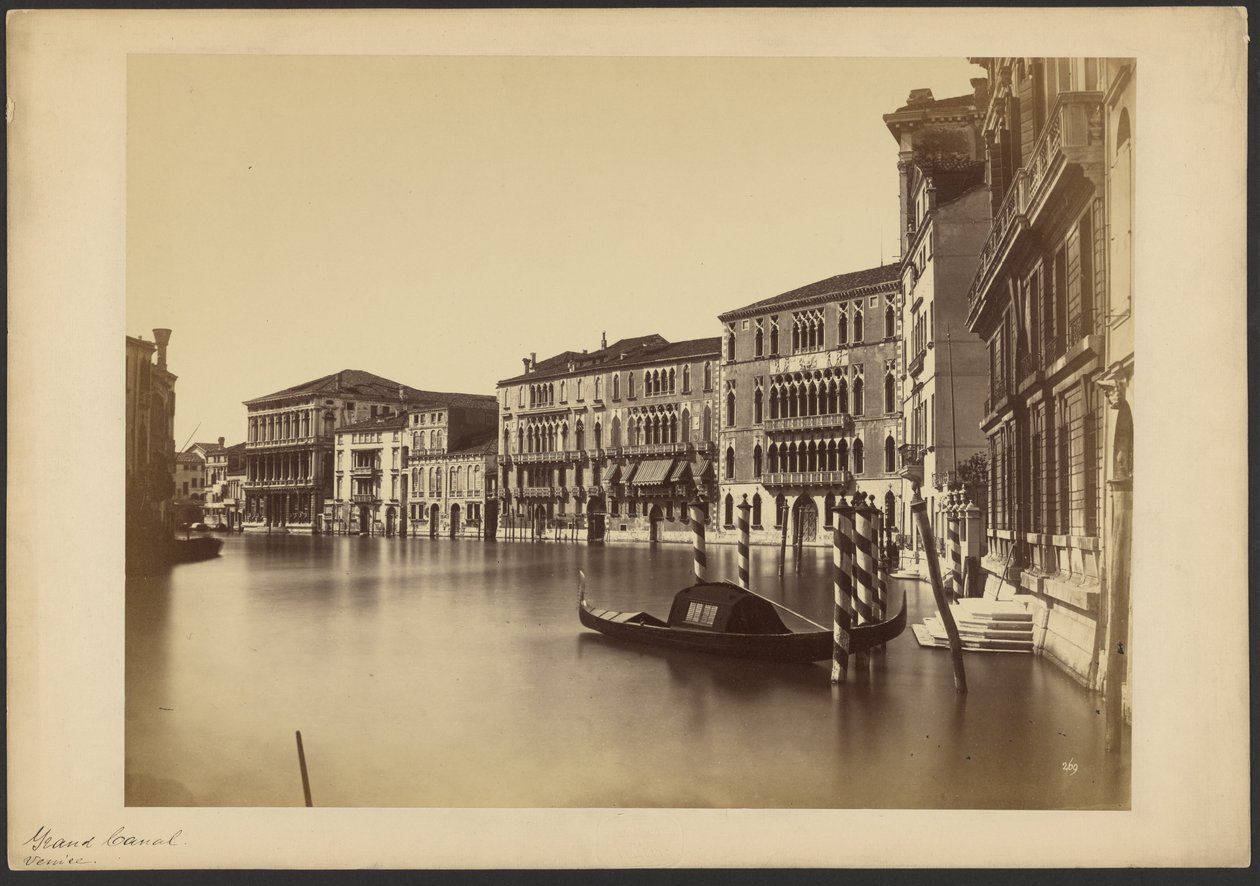 Canal Grande vom Palazzo Grimani zu S. Polo von Carlo Ponti