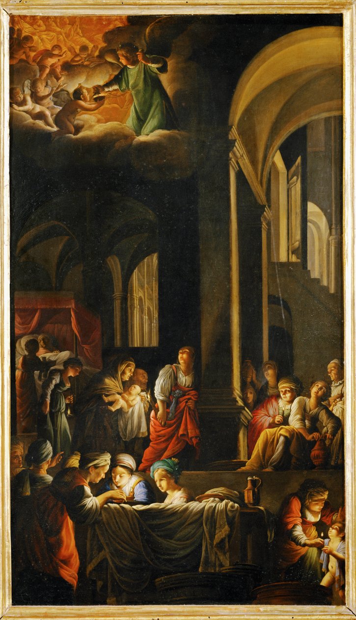Die Geburt der Jungfrau Maria von Carlo Saraceni