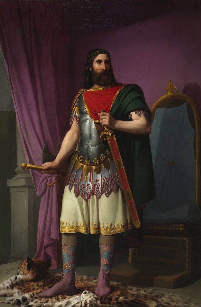Egica, König der Westgoten, 1853 von Carlos María Esquivel y Rivas