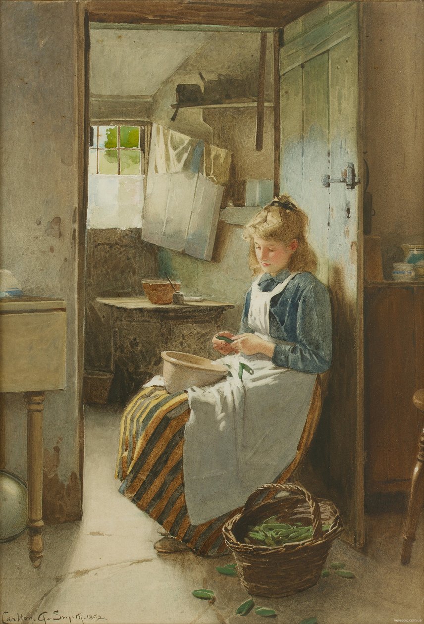 Erbsen schälen 2 von Carlton Alfred Smith