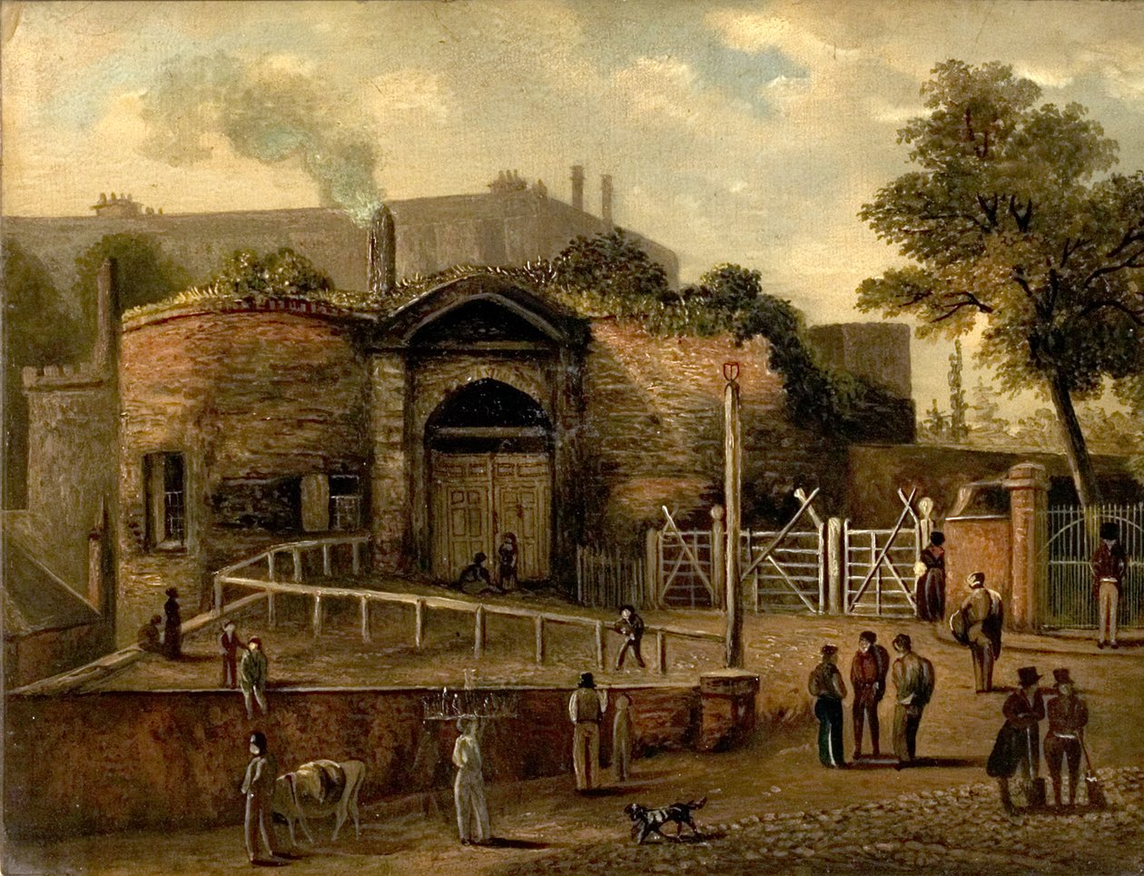 Ansicht des Burgtors, Nottingham von Caroline Mary Price