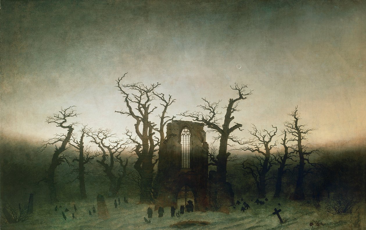 Abtei im Eichwald von Caspar David Friedrich