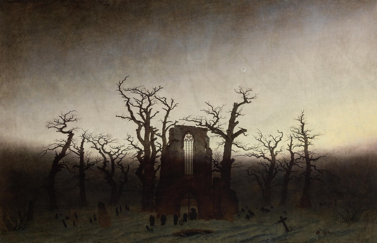 Abtei im Eichwald von Caspar David Friedrich