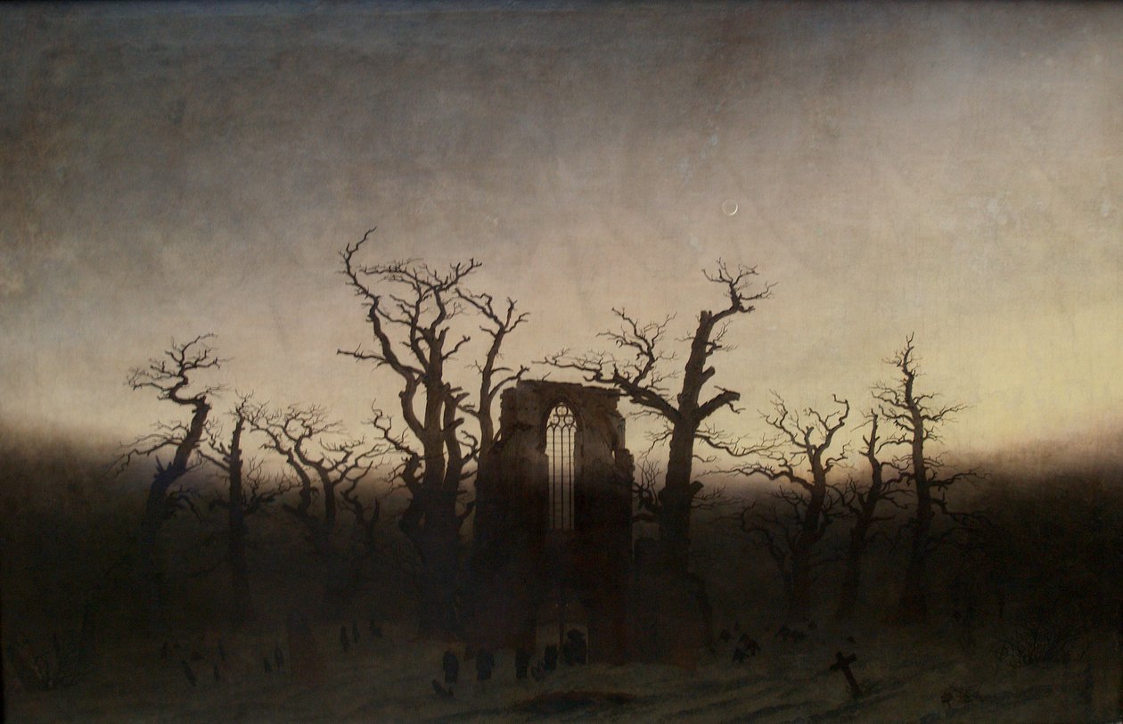 Abtei im Eichwald von Caspar David Friedrich
