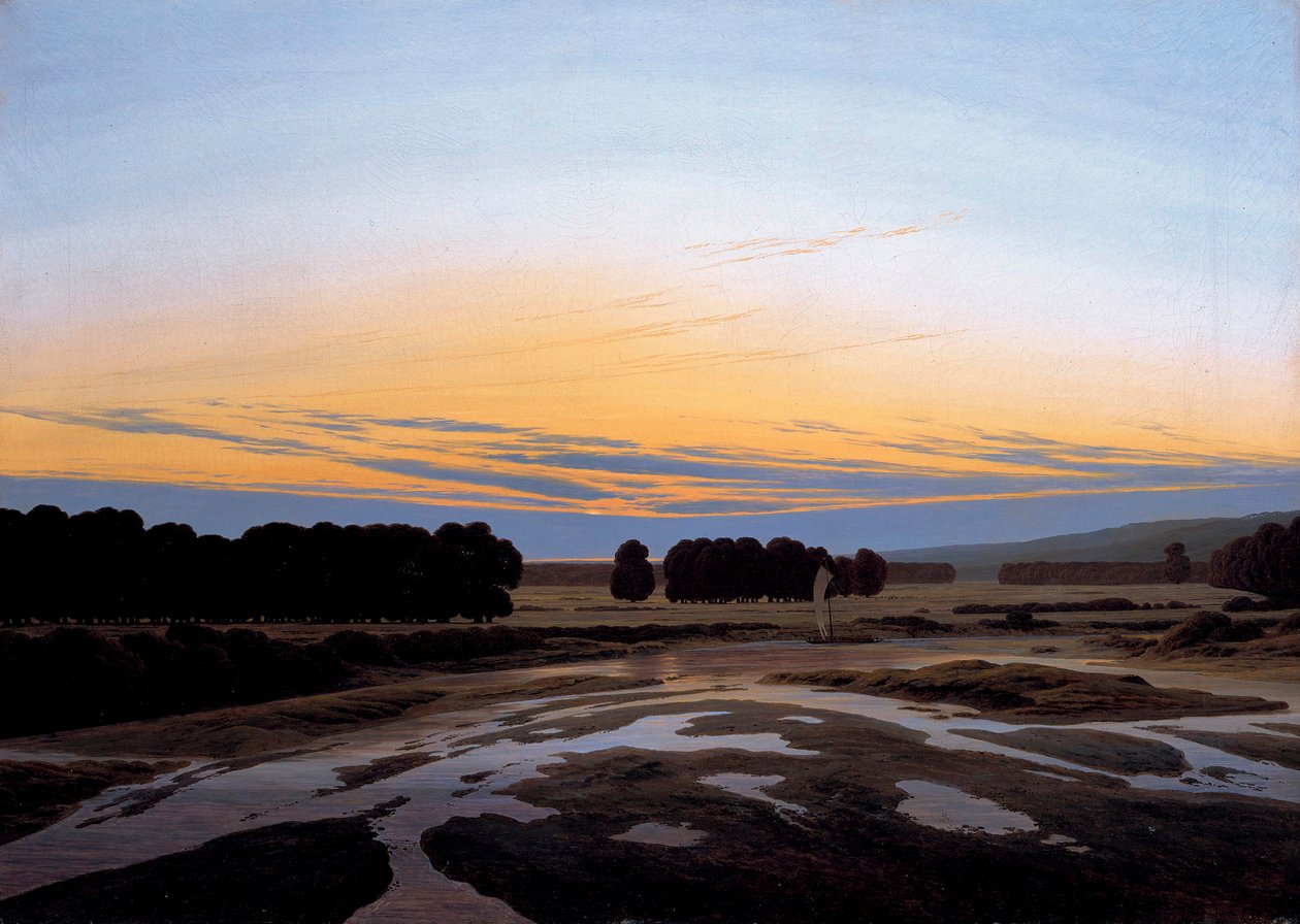 Das Große Gehege bei Dresden von Caspar David Friedrich