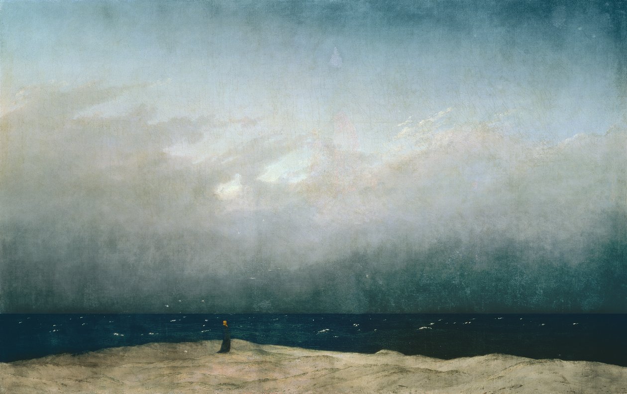 Mönch am Meer von Caspar David Friedrich Kunstdruck