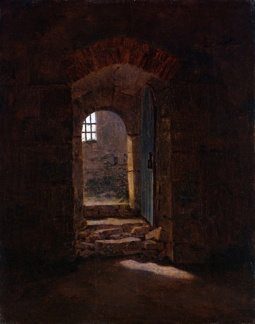 Eingangstor der Königlichen Schule von Meissen von Caspar David Friedrich