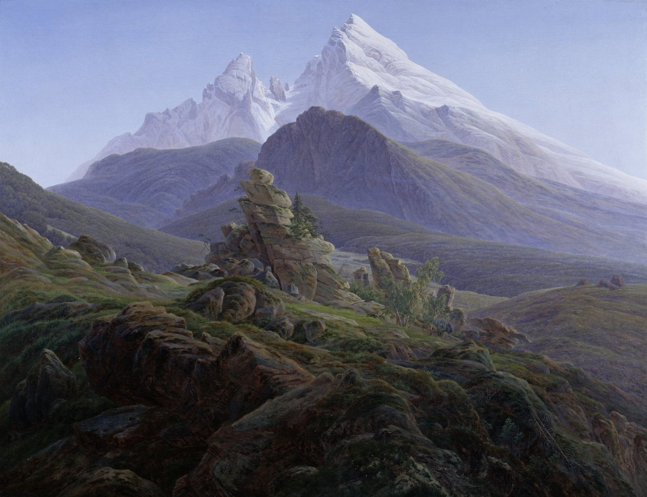 Der Watzmann von Caspar David Friedrich