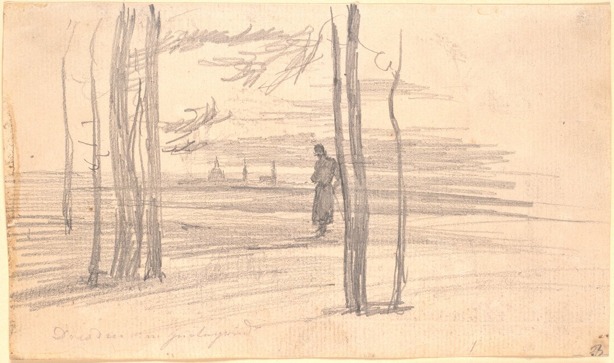 Aussicht über Dresden von Caspar David Friedrich