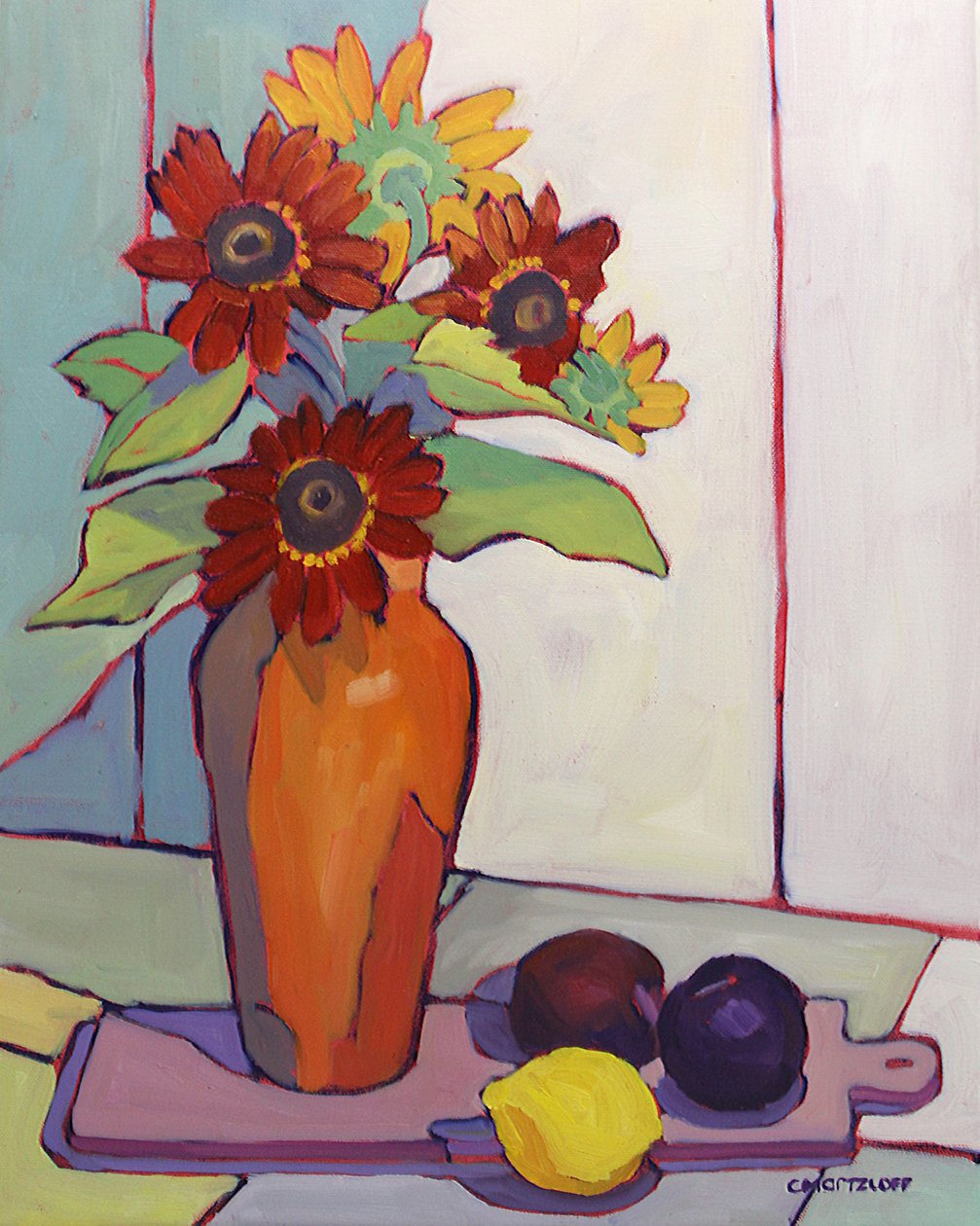 Sonnenblumen für eine Saison, 2023 von Catherine J Martzloff