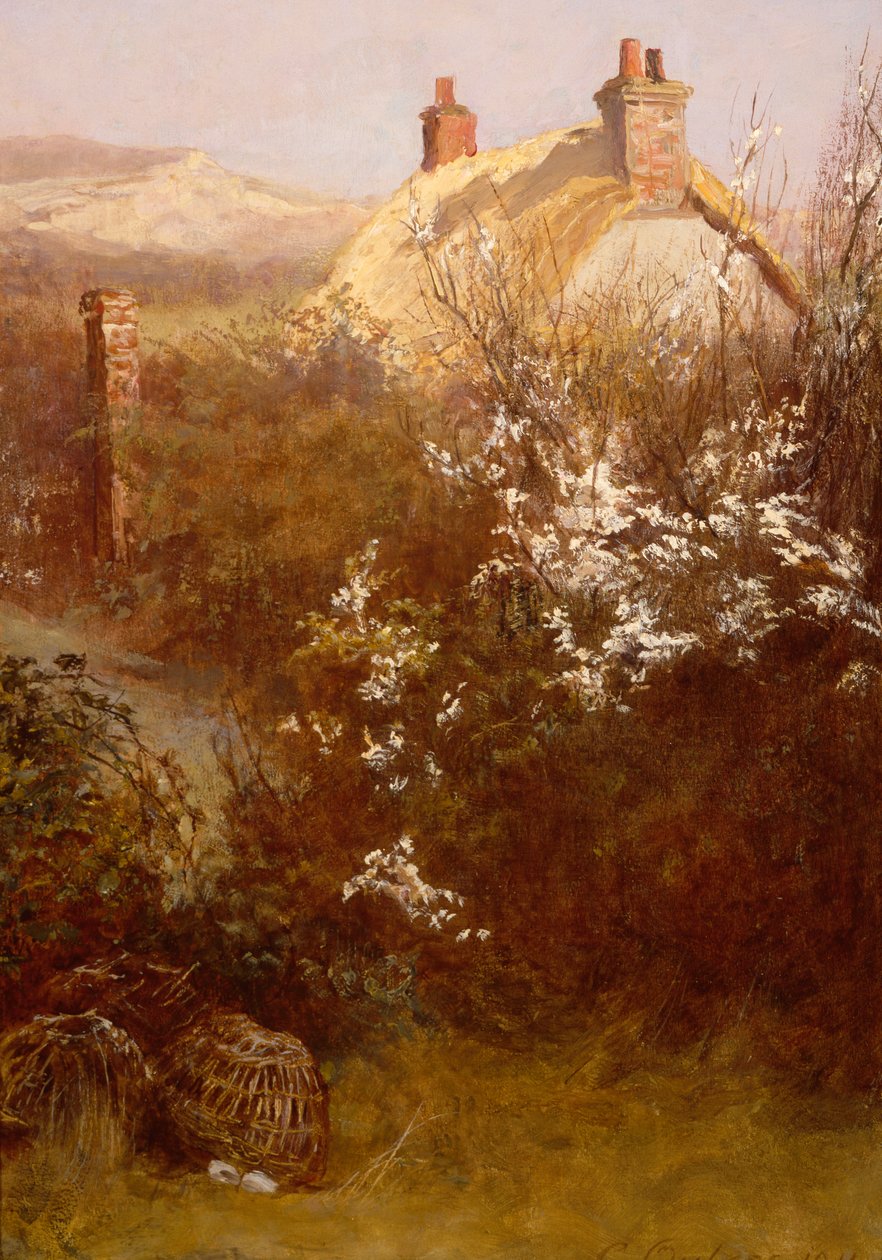 Ein Cottage in St. Quen, Jersey von Catherine Ouless