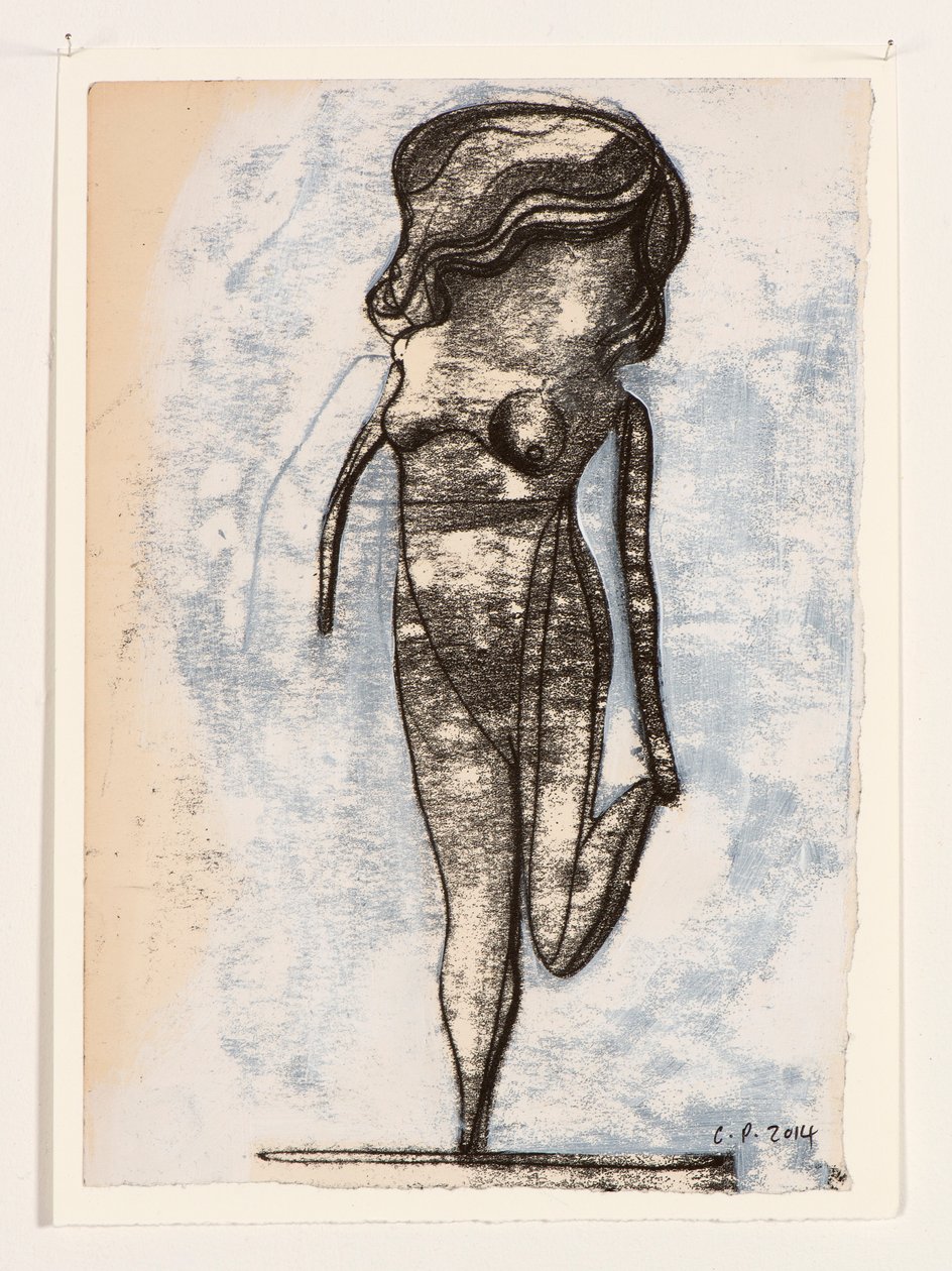 Puppe auf einem Bein von Cathie Pilkington