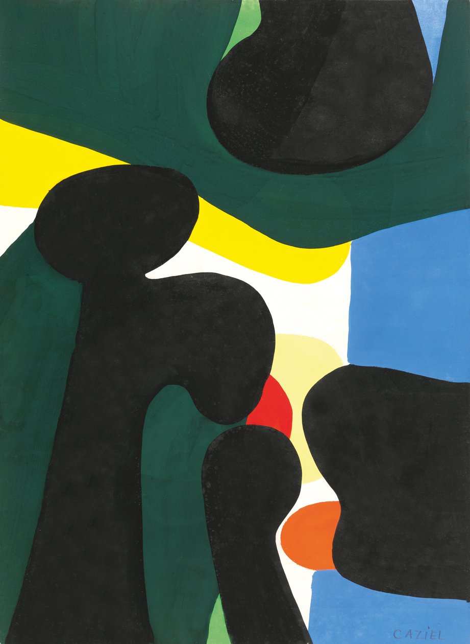 Komposition, ca. 1950 von Caziel Caziel
