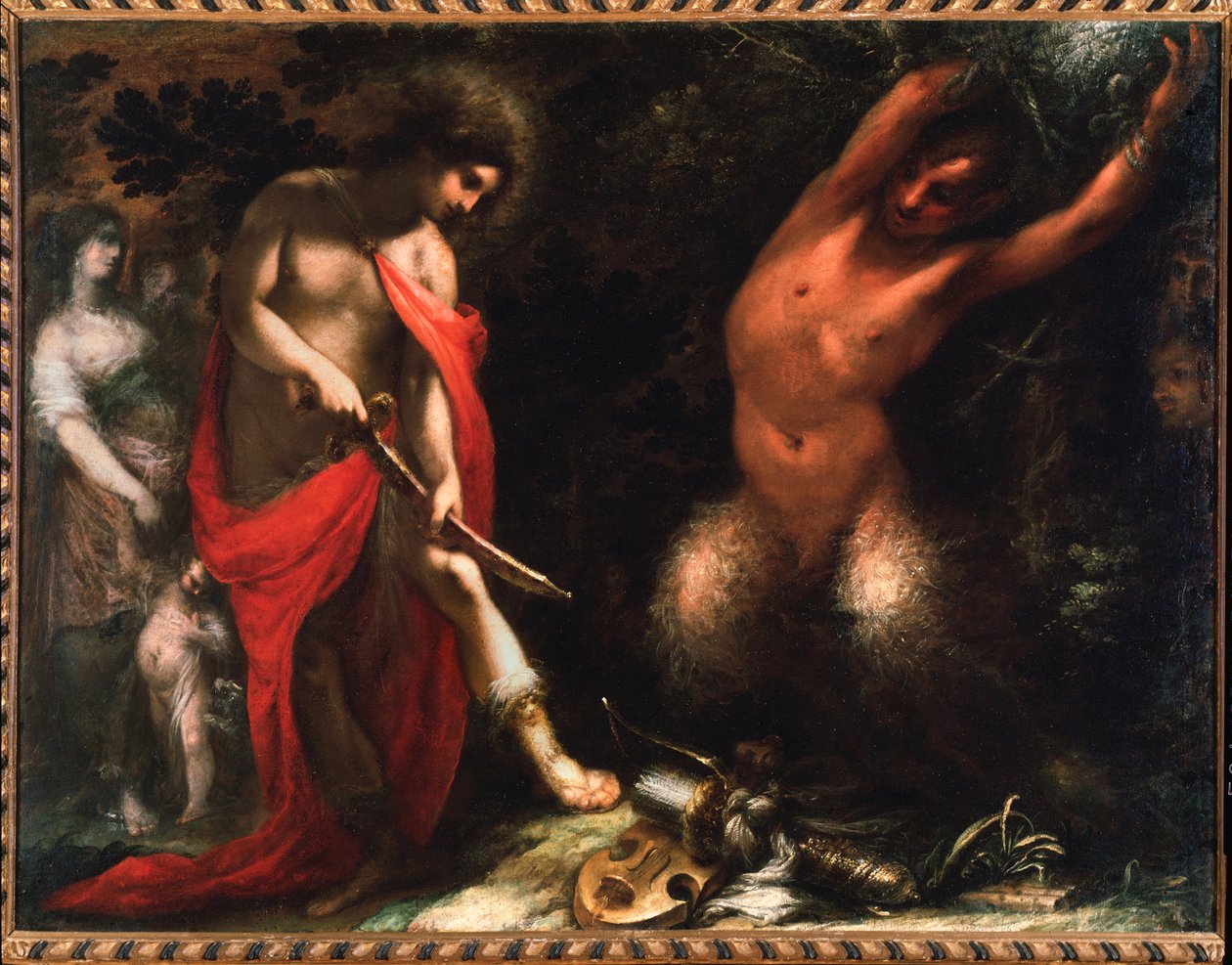 Apollo und Marsyas von Cecco  Bravo