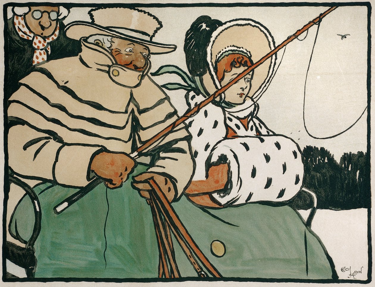 Alte englische Sportarten und Spiele: Kutschfahrt von Cecil Charles Windsor Aldin
