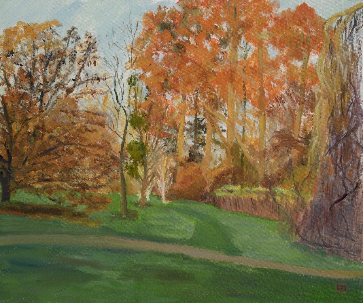 November Sonne auf den Mammutbäumen von Celia Montague