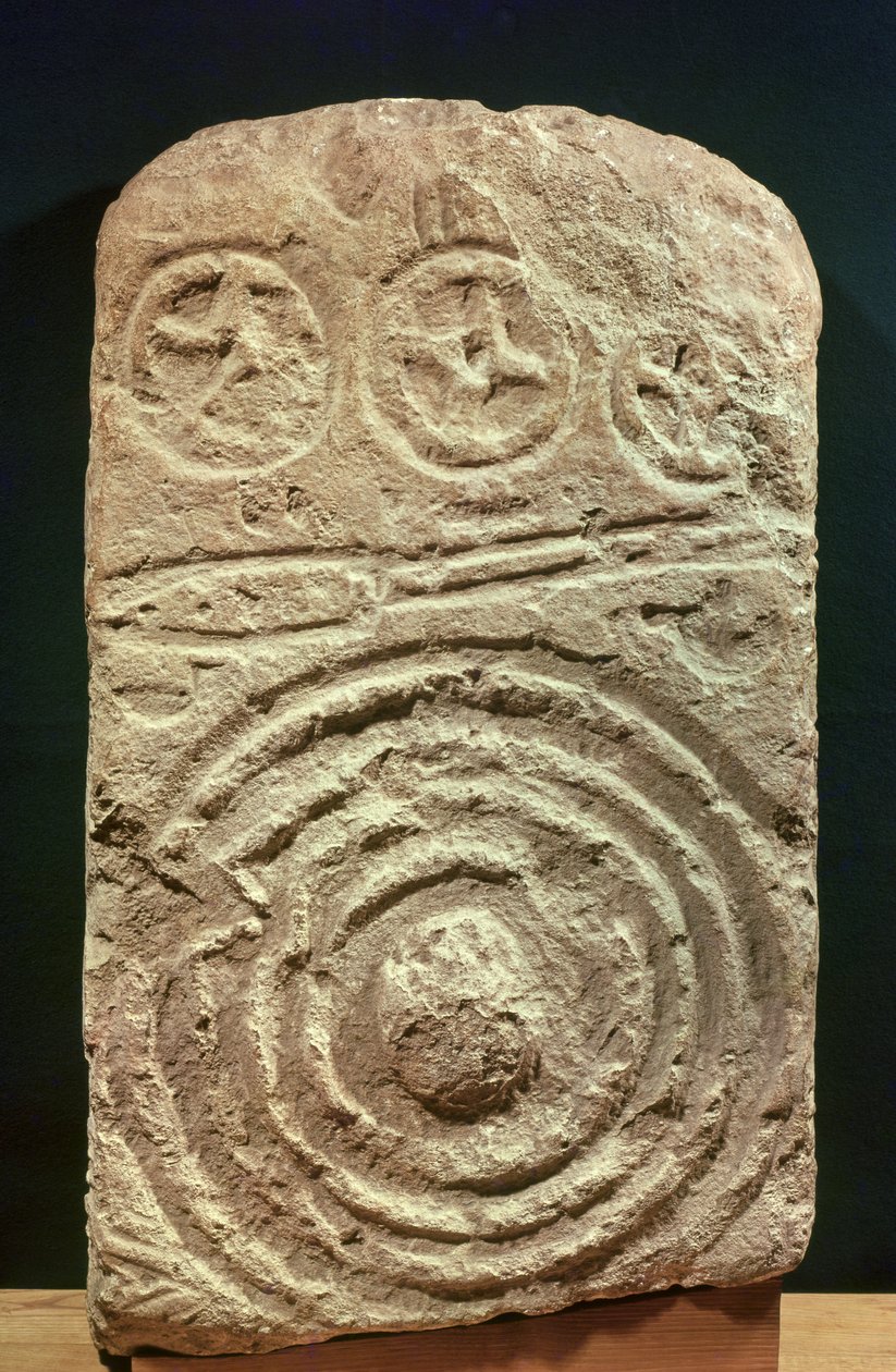 Gehauene Stele von Celtic