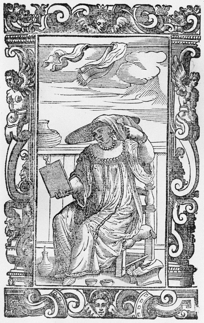Venezianische Dame, 1590 von Cesare Vecellio