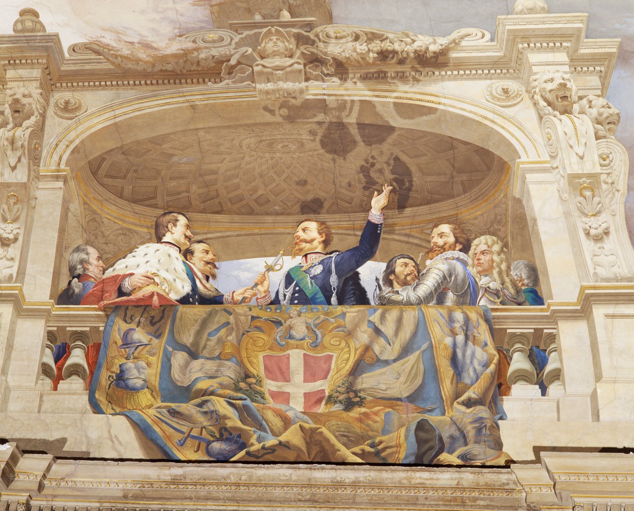 Detail aus Allegorie Italiens (Detail) von Cesare Mariani