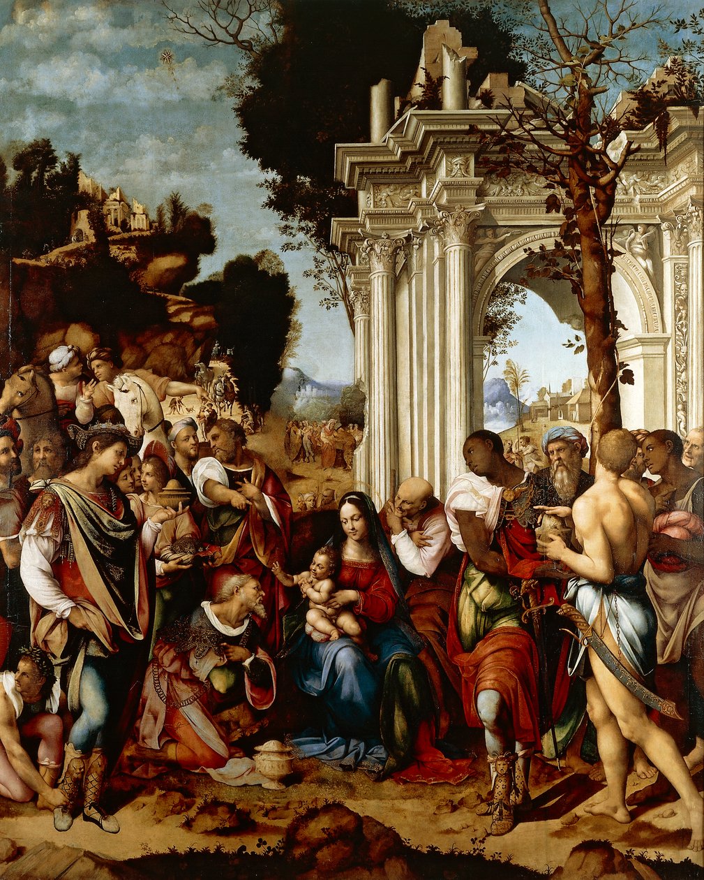 Anbetung der Könige von Cesare da Sesto