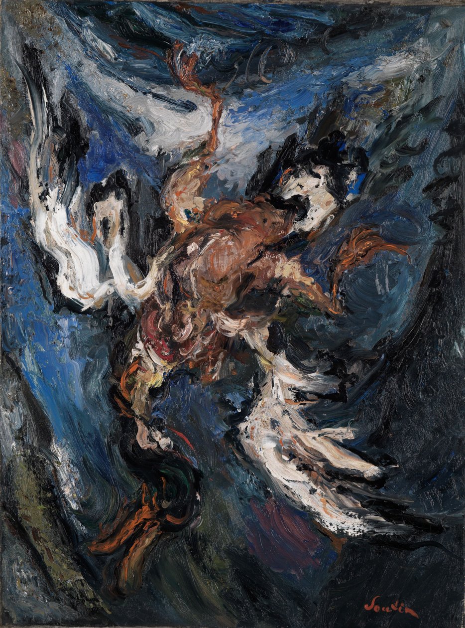 Ente auf blauem Grund von Chaim Soutine