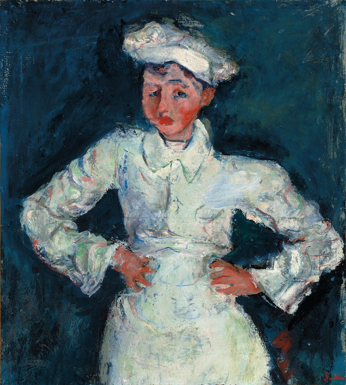 Der kleine Konditor; Le petit pâtissier, ca. 1927 von Chaim Soutine