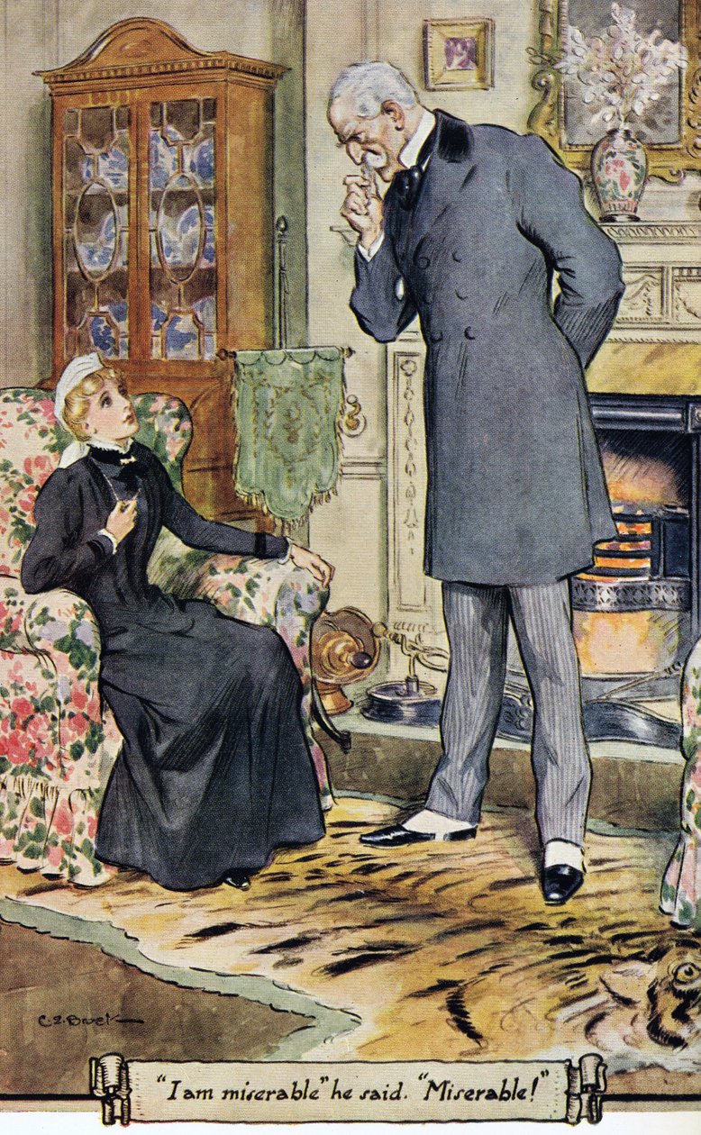 Ich bin elend, sagte er, elend!, 1936 von Charles Edmund Brock