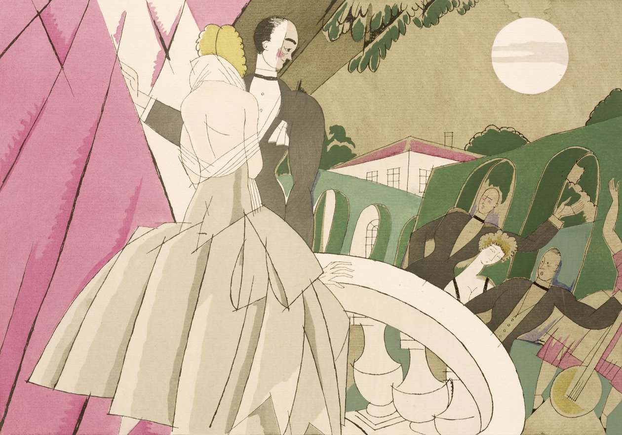 Abendhochzeit auf dem Balkon von Charles Martin