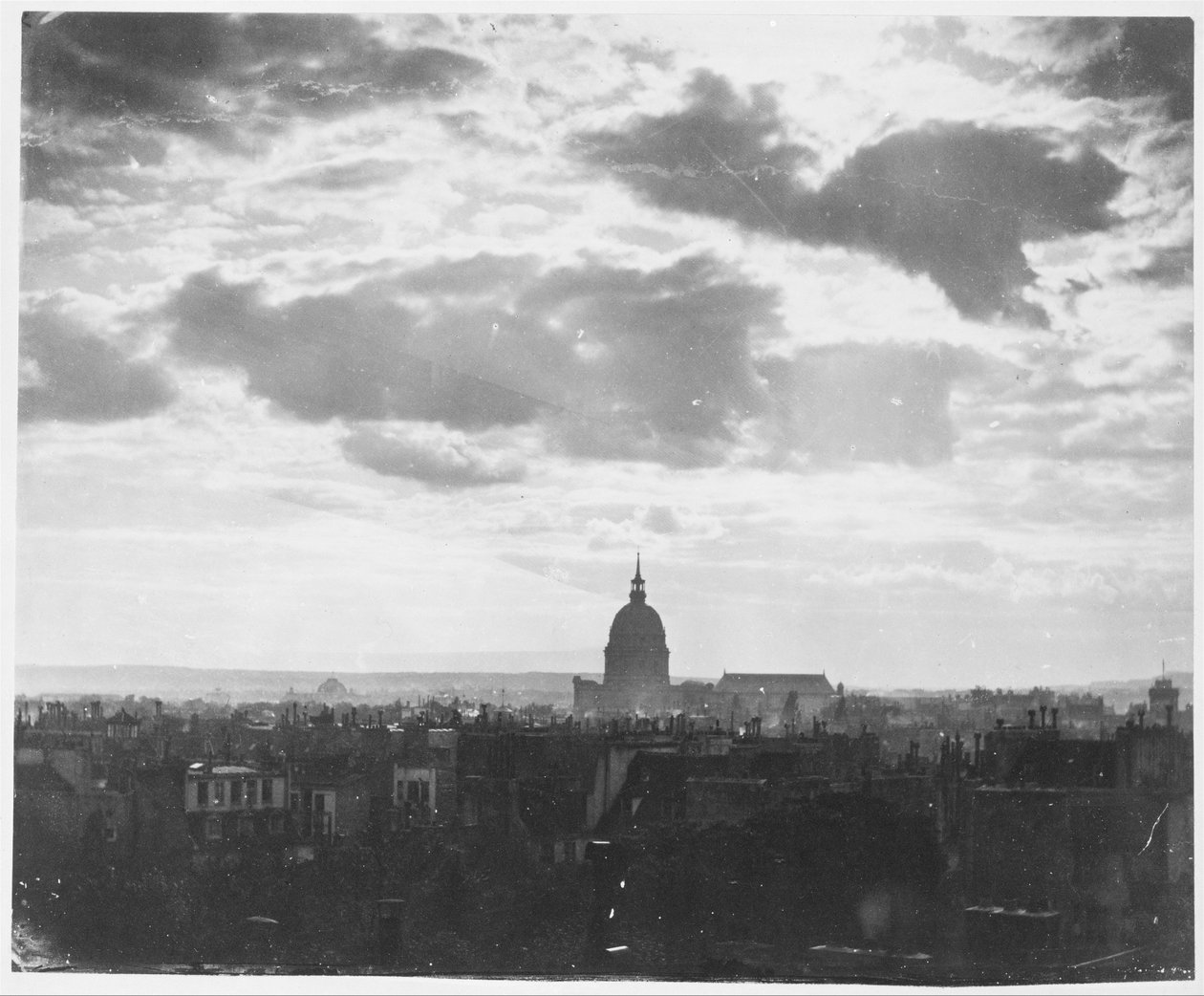 Wolkenstudie über Paris von Charles Marville