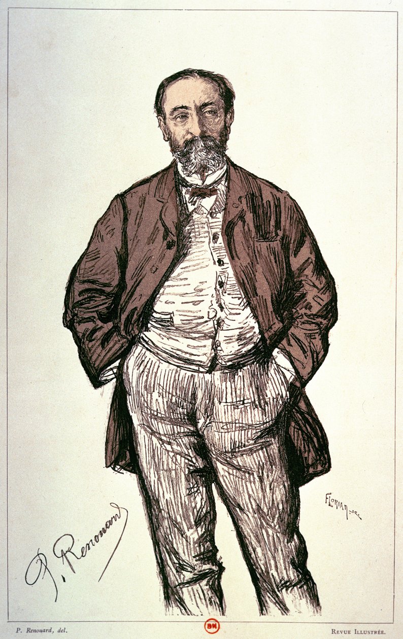 Porträt von Camille Saint-Saens von Charles Paul Renouard