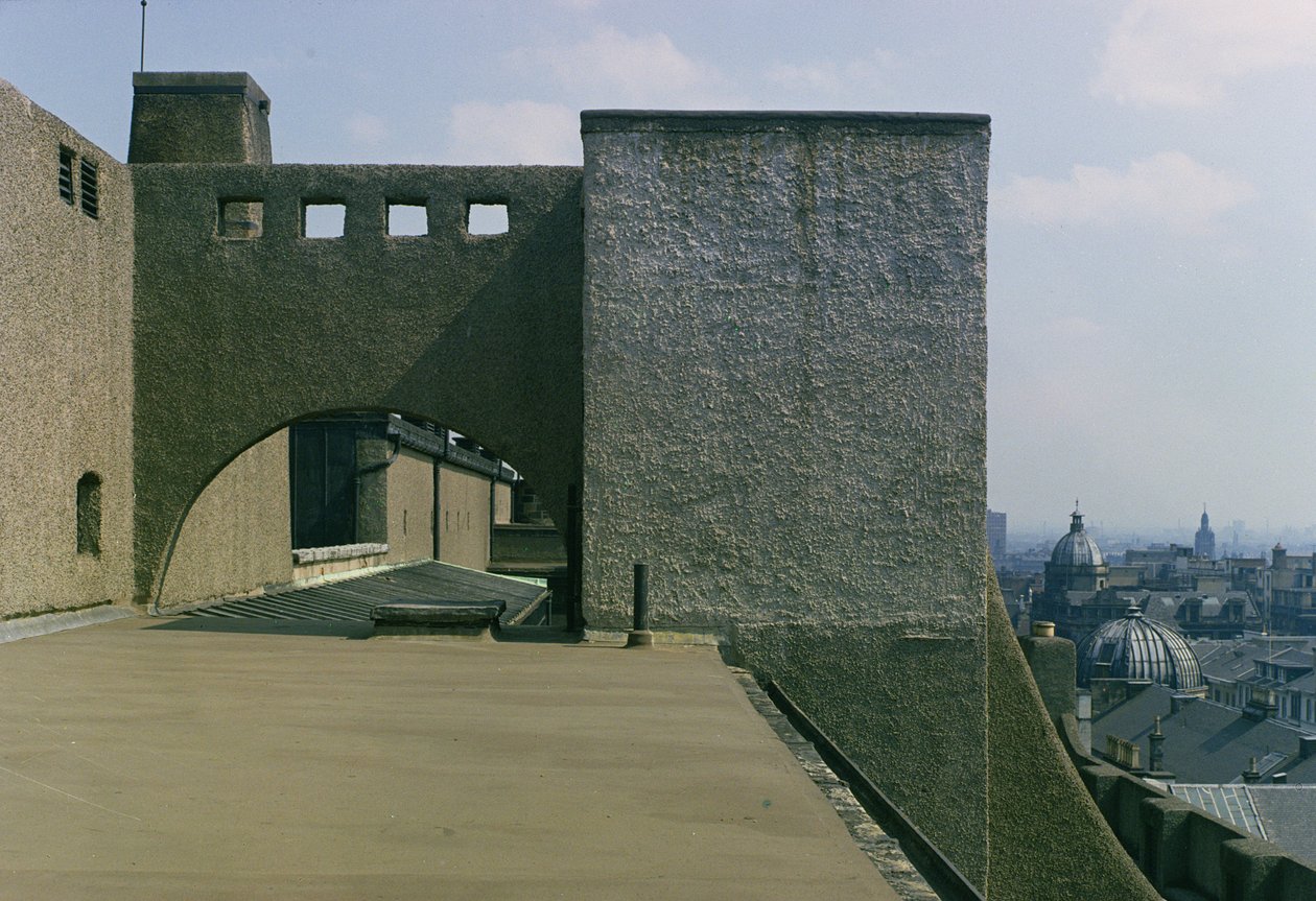 Ansicht eines Dachbogens von Westen, gebaut 1897-99 von Charles Rennie Mackintosh