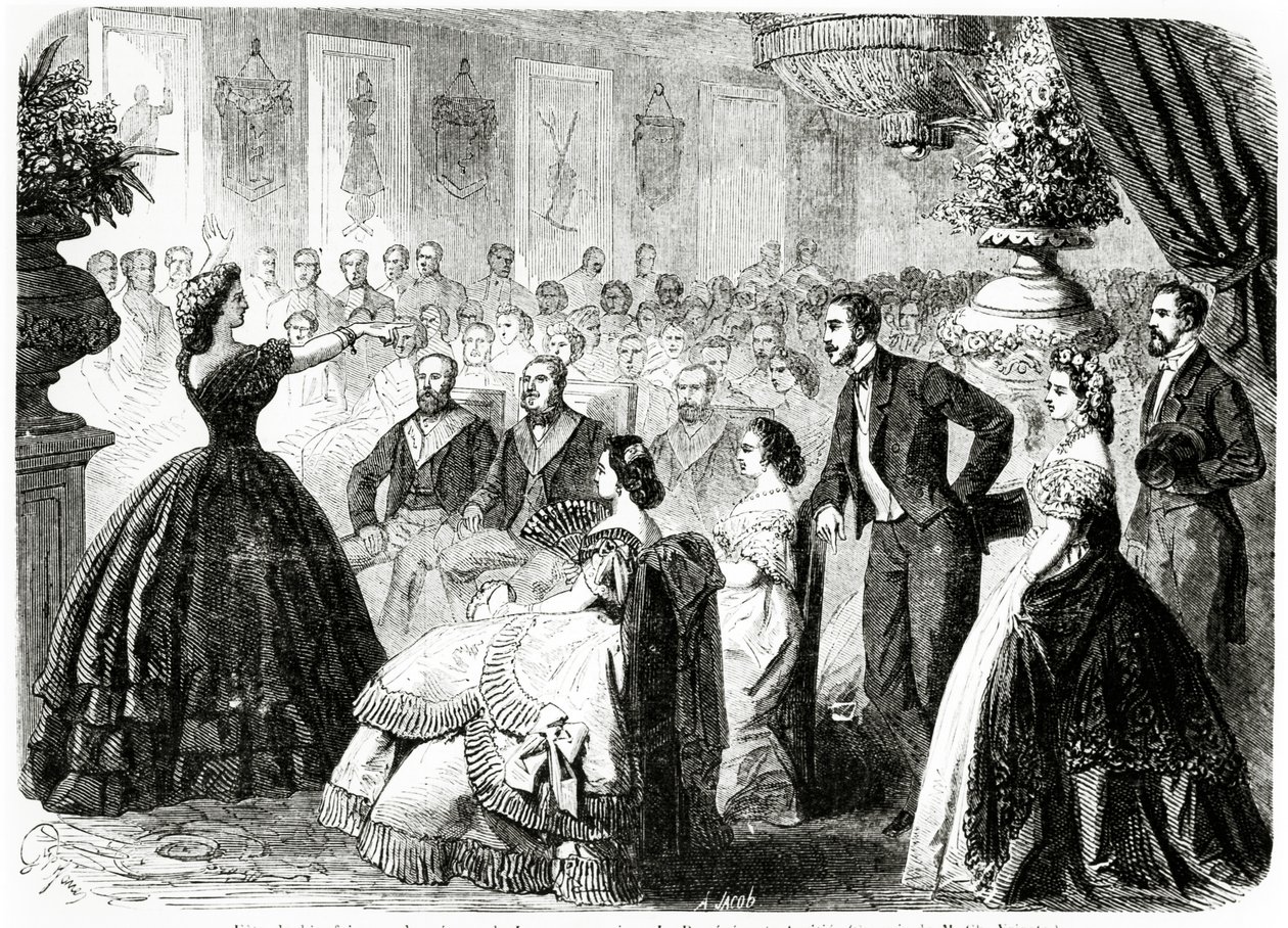 Wohltätigkeitsfest in der Freimaurerloge der beharrlichen Freundschaft, Grand Orient von Frankreich, Paris, 1862 von Charles Yriarte