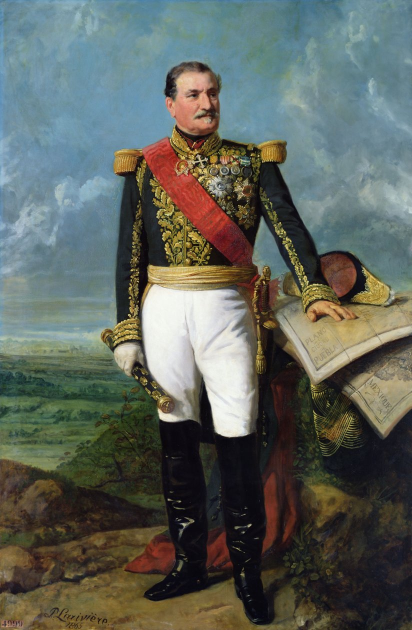 Elie-Frederic Forey (1804-1872), Empire Marschall von Charles Philippe Lariviere