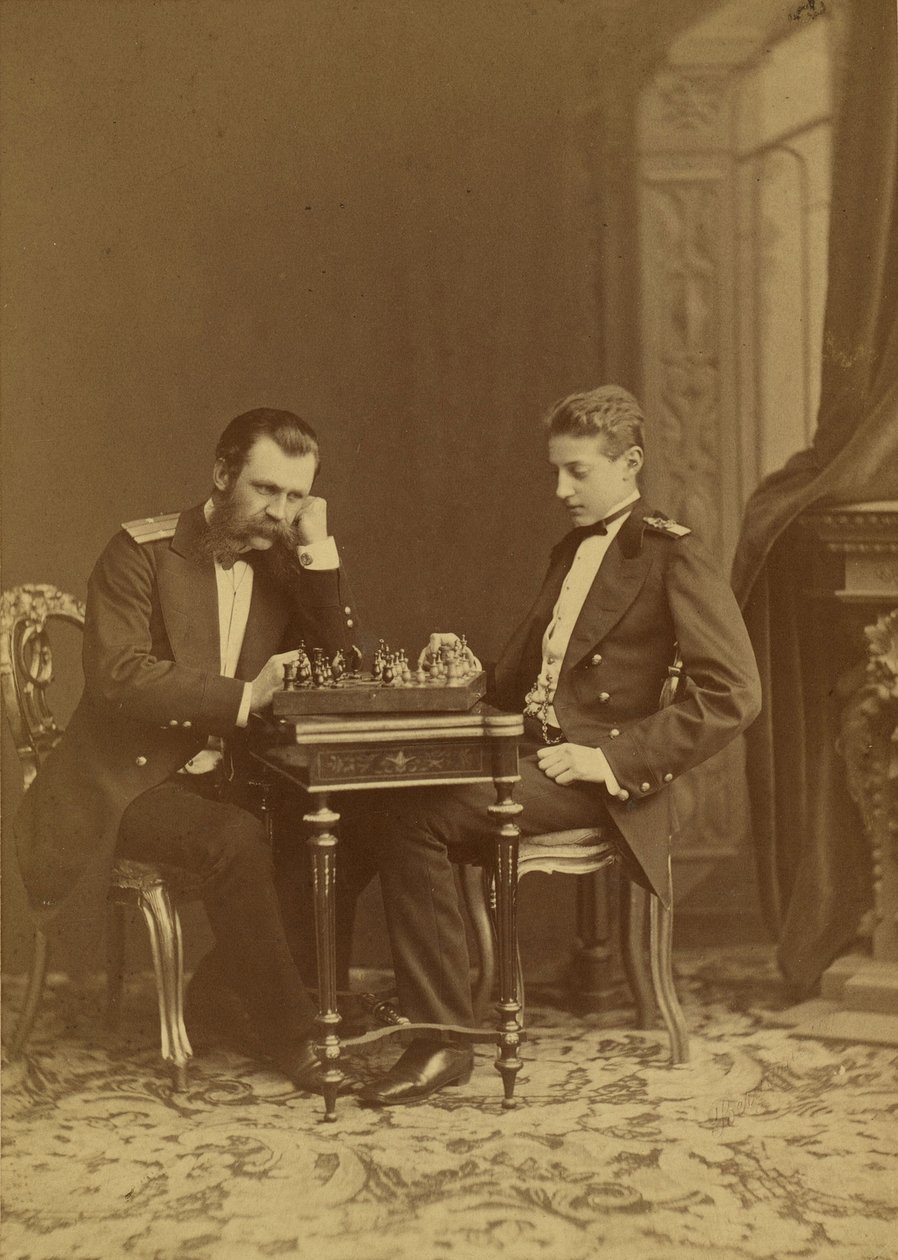 Großfürst Konstantin Nikolajewitsch von Russland und Großfürst Konstantin Konstantinowitsch von Russland von Charles Bergamasco