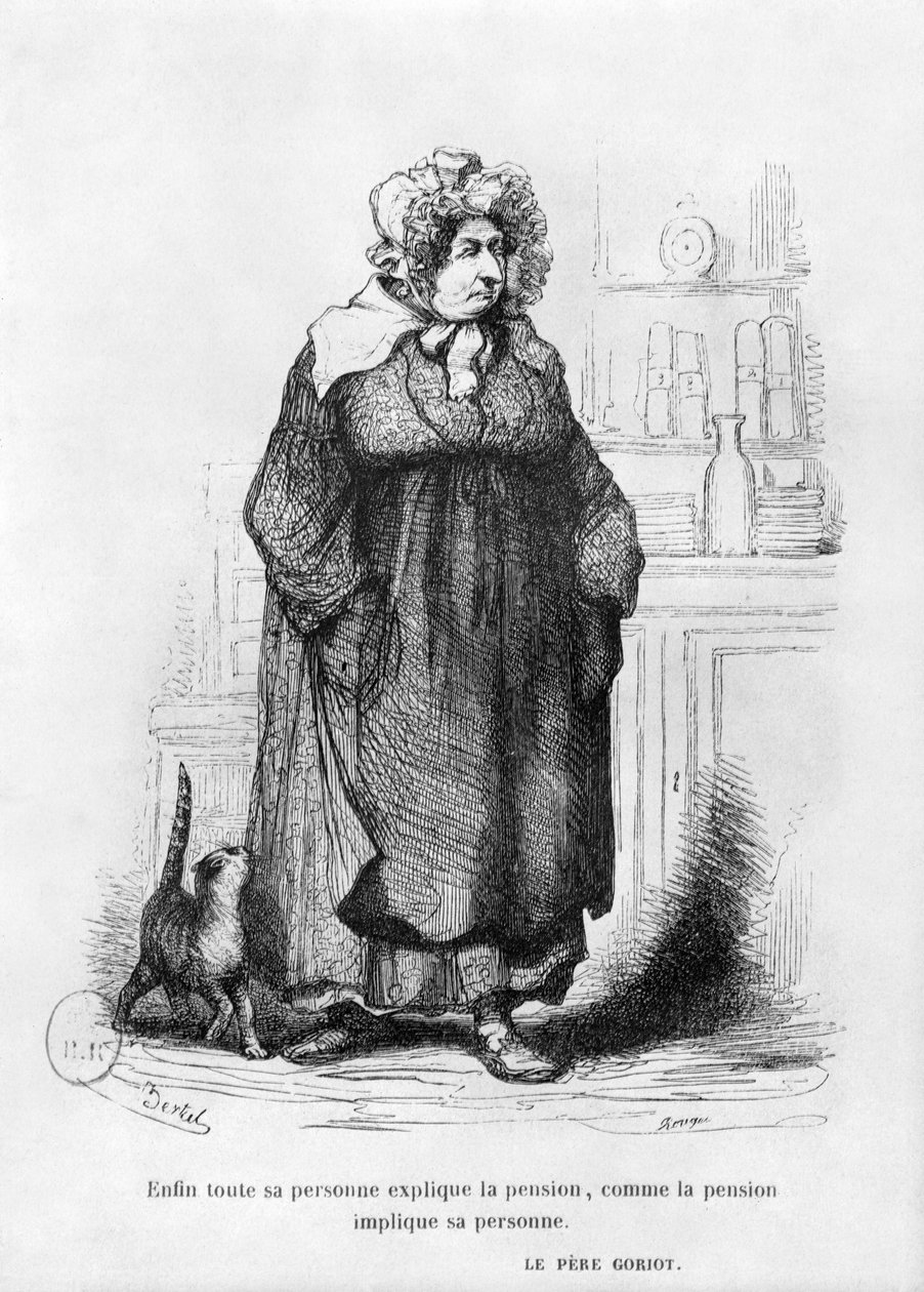 Madame Vauquer, Illustration aus 