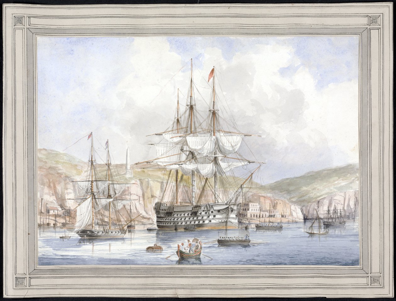 Ansicht von Malta (ca. 1849) von Charles Andrew Dyce
