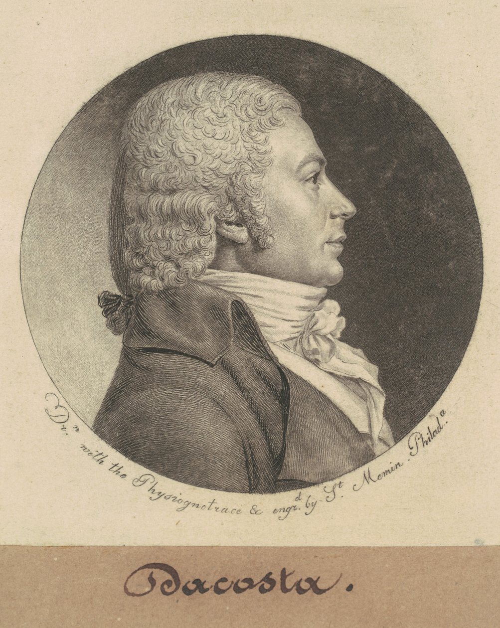 Dacosta von Charles B. J. Févret de Saint Mémin