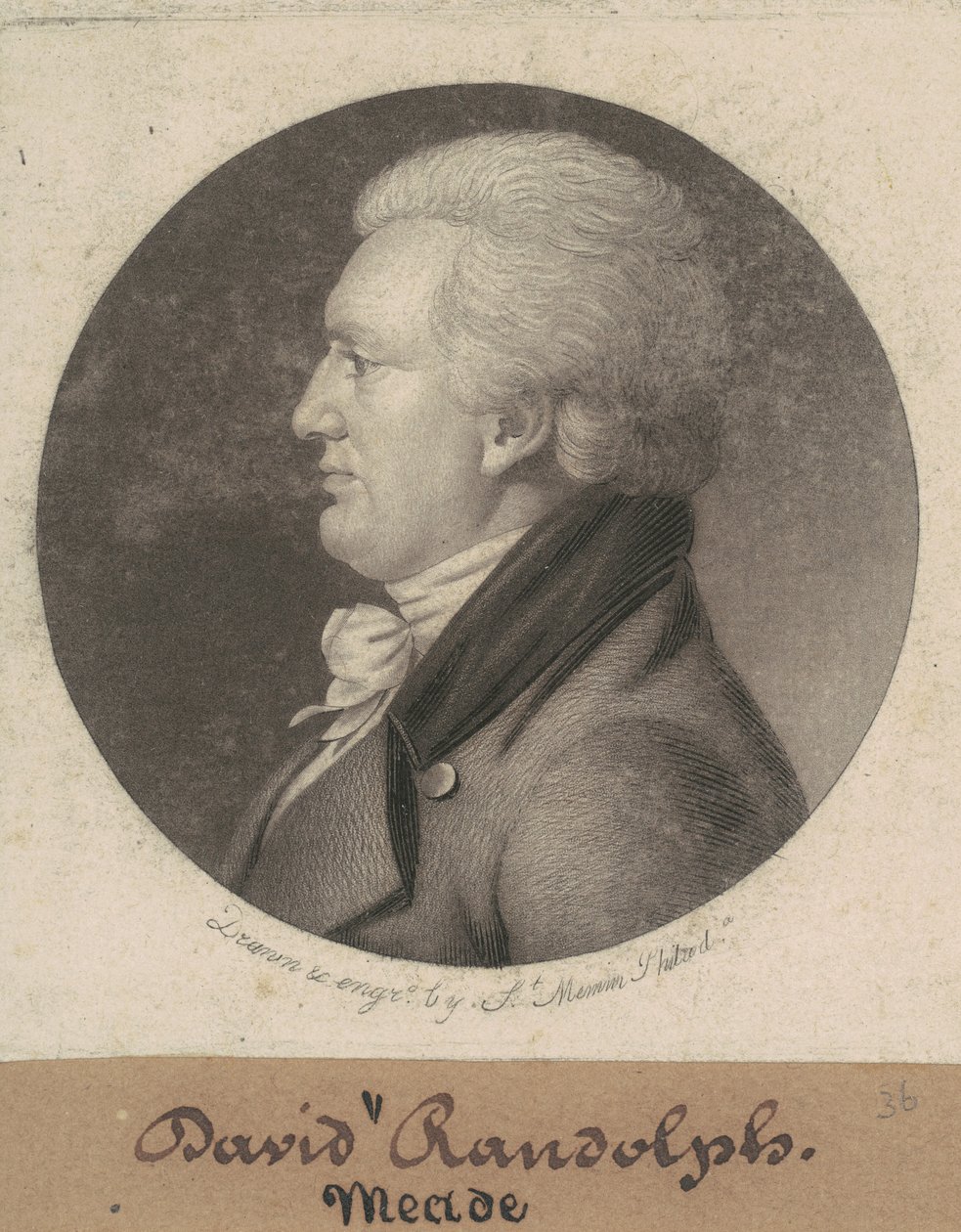 David Meade Randolph von Charles B. J. Févret de Saint Mémin