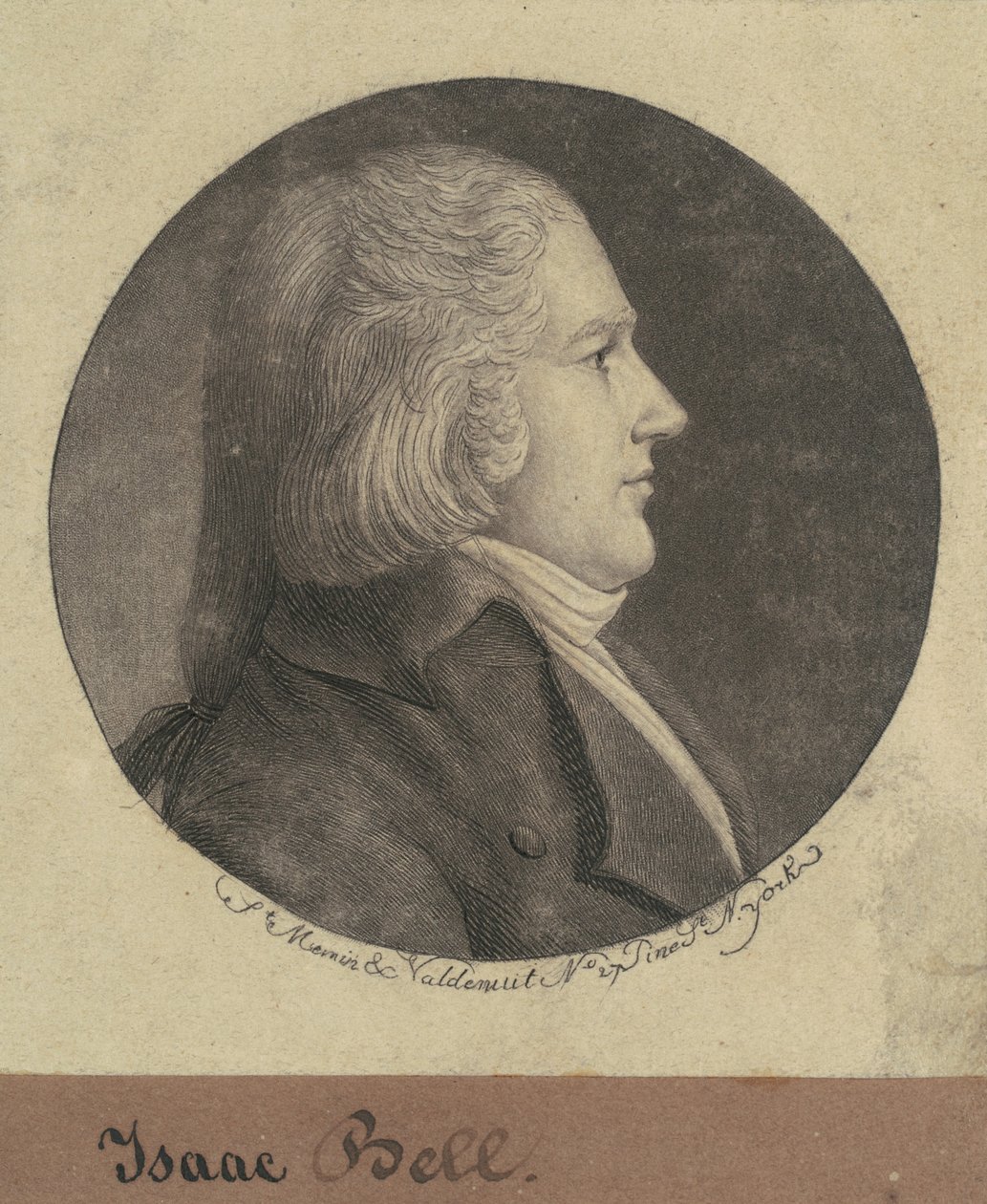 Isaac Bell von Charles B. J. Févret de Saint Mémin