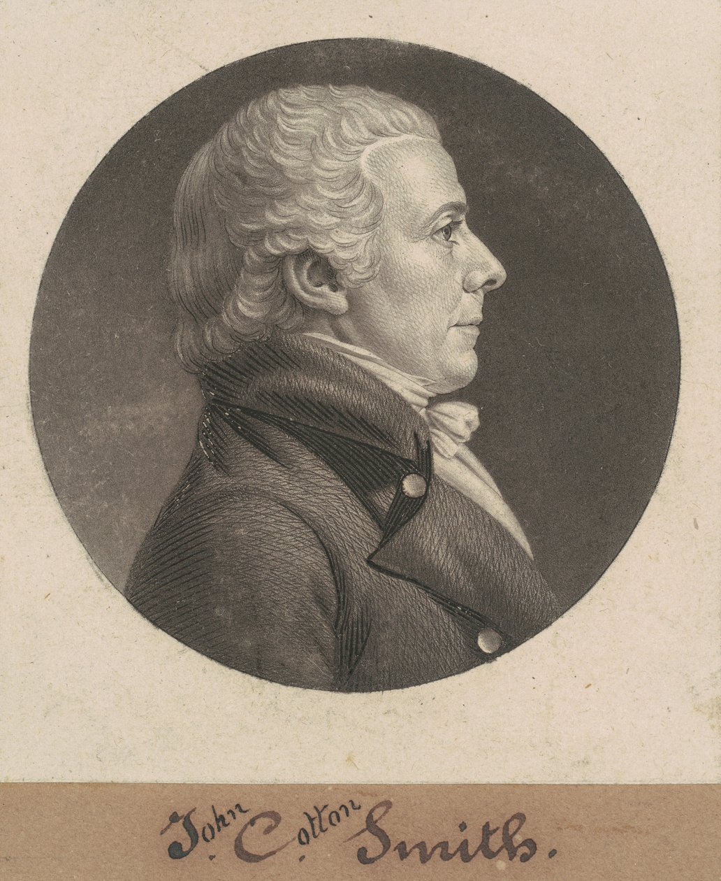 John Cotton Smith von Charles B. J. Févret de Saint Mémin