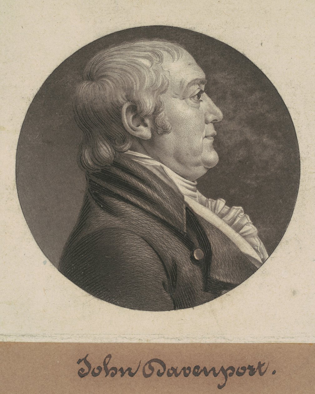 John Davenport von Charles B. J. Févret de Saint Mémin