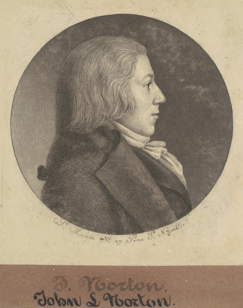 John Leake Norton von Charles B. J. Févret de Saint Mémin