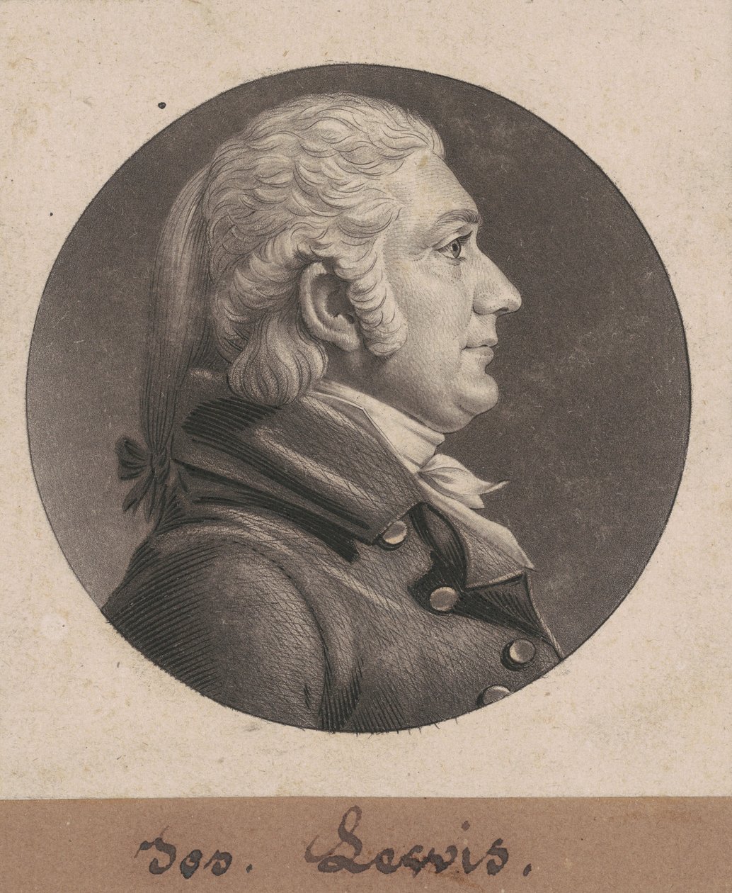 Joseph C. Lewis II von Charles B. J. Févret de Saint Mémin