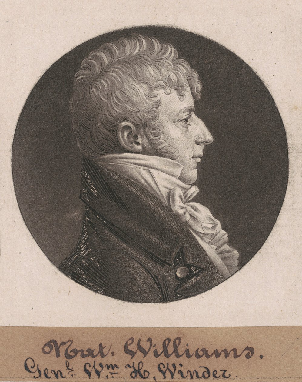 Joseph Ennalls Muse von Charles B. J. Févret de Saint Mémin