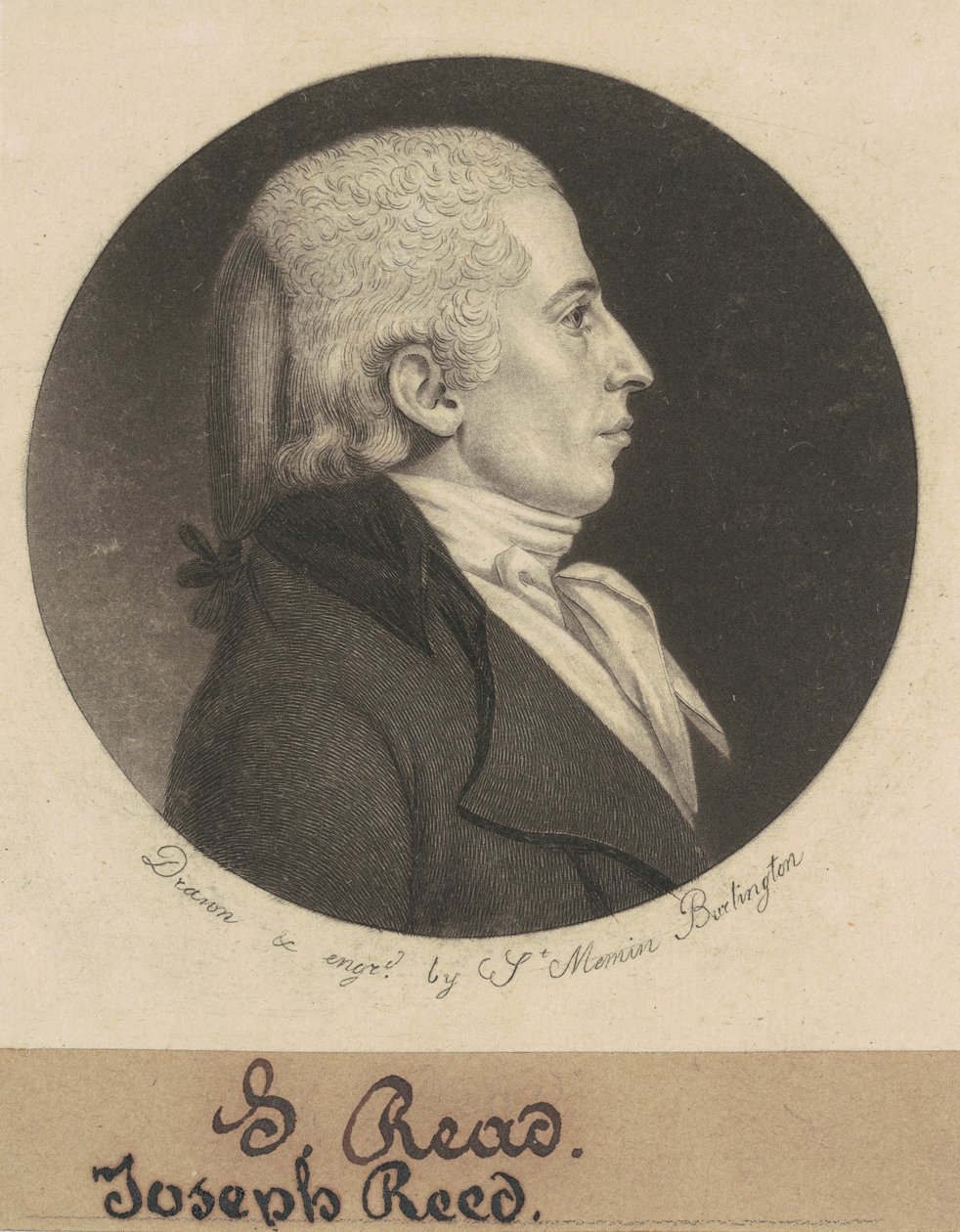Joseph Reed, Jr. von Charles B. J. Févret de Saint Mémin